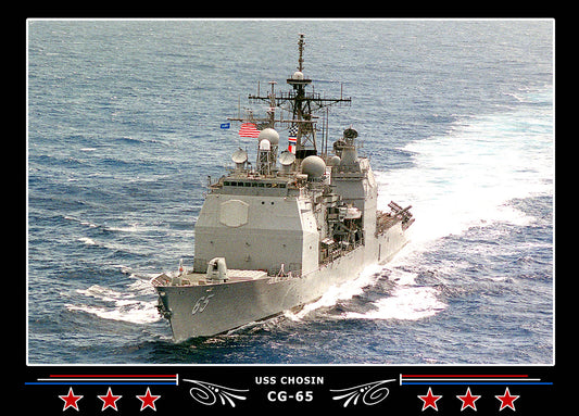 USS Chosin CG-65 Canvas Photo Print