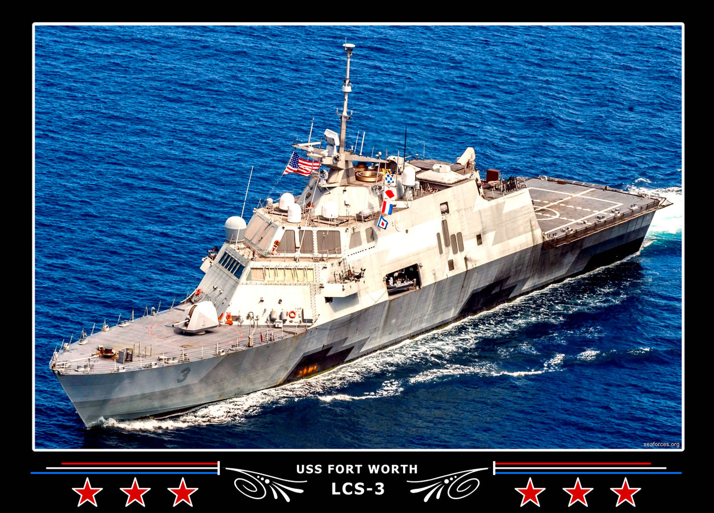USS Fort Worth LCS3 Canvas Photo Print