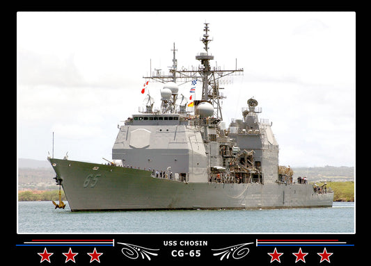 USS Chosin CG-65 Canvas Photo Print