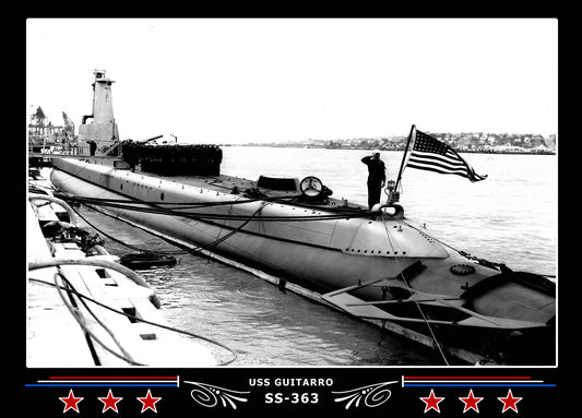 USS Guitarro SS-363 Canvas Photo Print