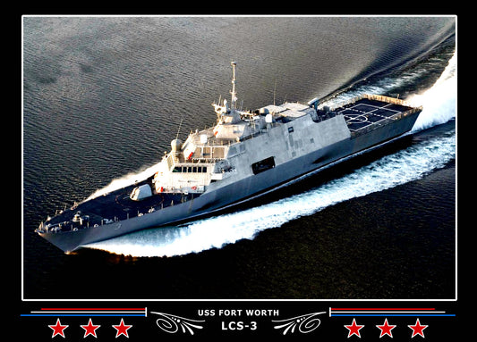 USS Fort Worth LCS3 Canvas Photo Print