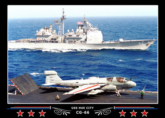 USS Hue City CG-66 Canvas Photo Print