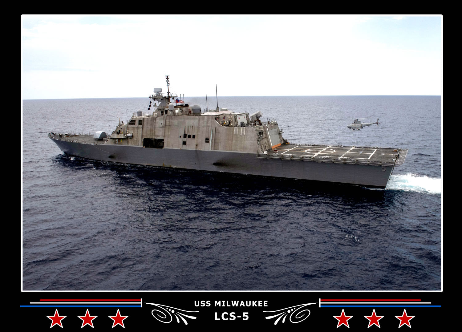 USS Milwaukee LCS5 Canvas Photo Print