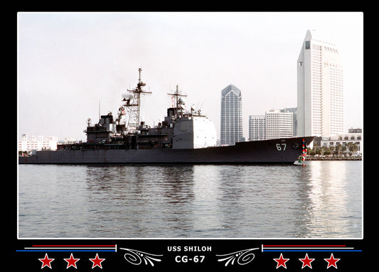 USS Shiloh CG-67 Canvas Photo Print