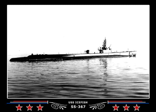 USS Icefish SS-367 Canvas Photo Print