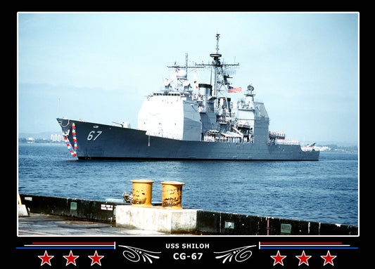 USS Shiloh CG-67 Canvas Photo Print