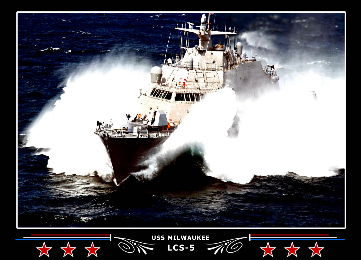 USS Milwaukee LCS5 Canvas Photo Print