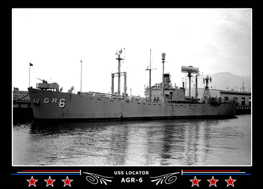 USS Locator AGR-6 Canvas Photo Print