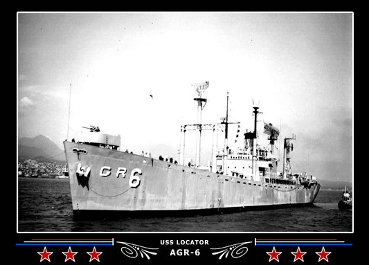 USS Locator AGR-6 Canvas Photo Print