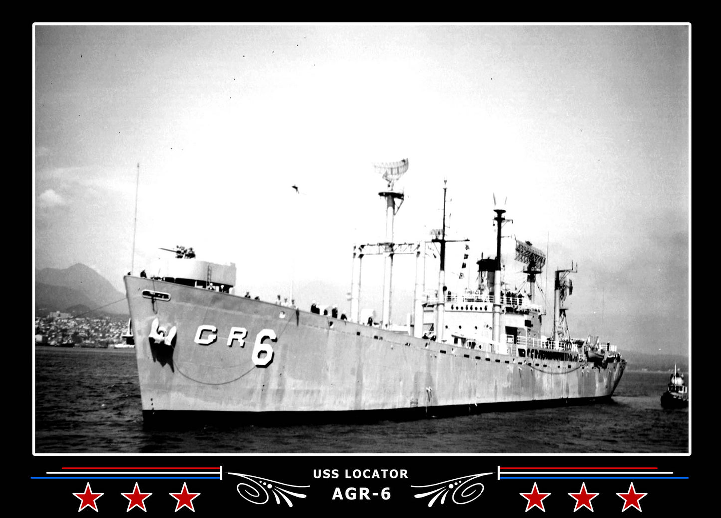 USS Locator AGR-6 Canvas Photo Print