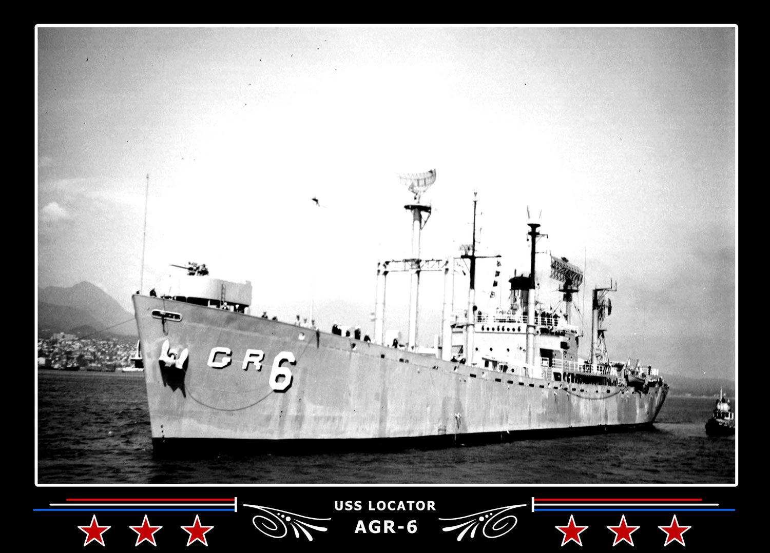 USS Locator AGR-6 Canvas Photo Print