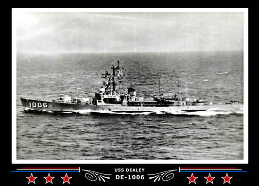 USS Dealey DE-1006 Canvas Photo Print