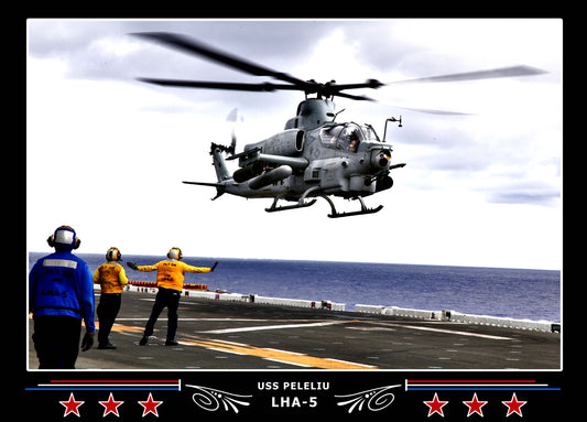 USS Peleliu LHA5 Canvas Photo Print