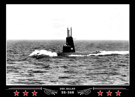 USS Jallao SS-368 Canvas Photo Print