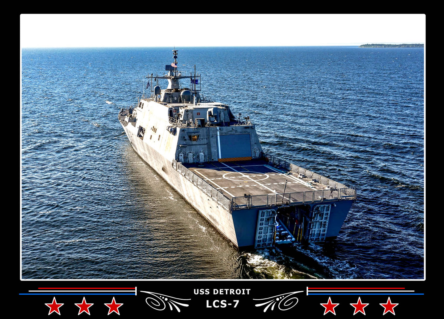USS Detroit LCS7 Canvas Photo Print