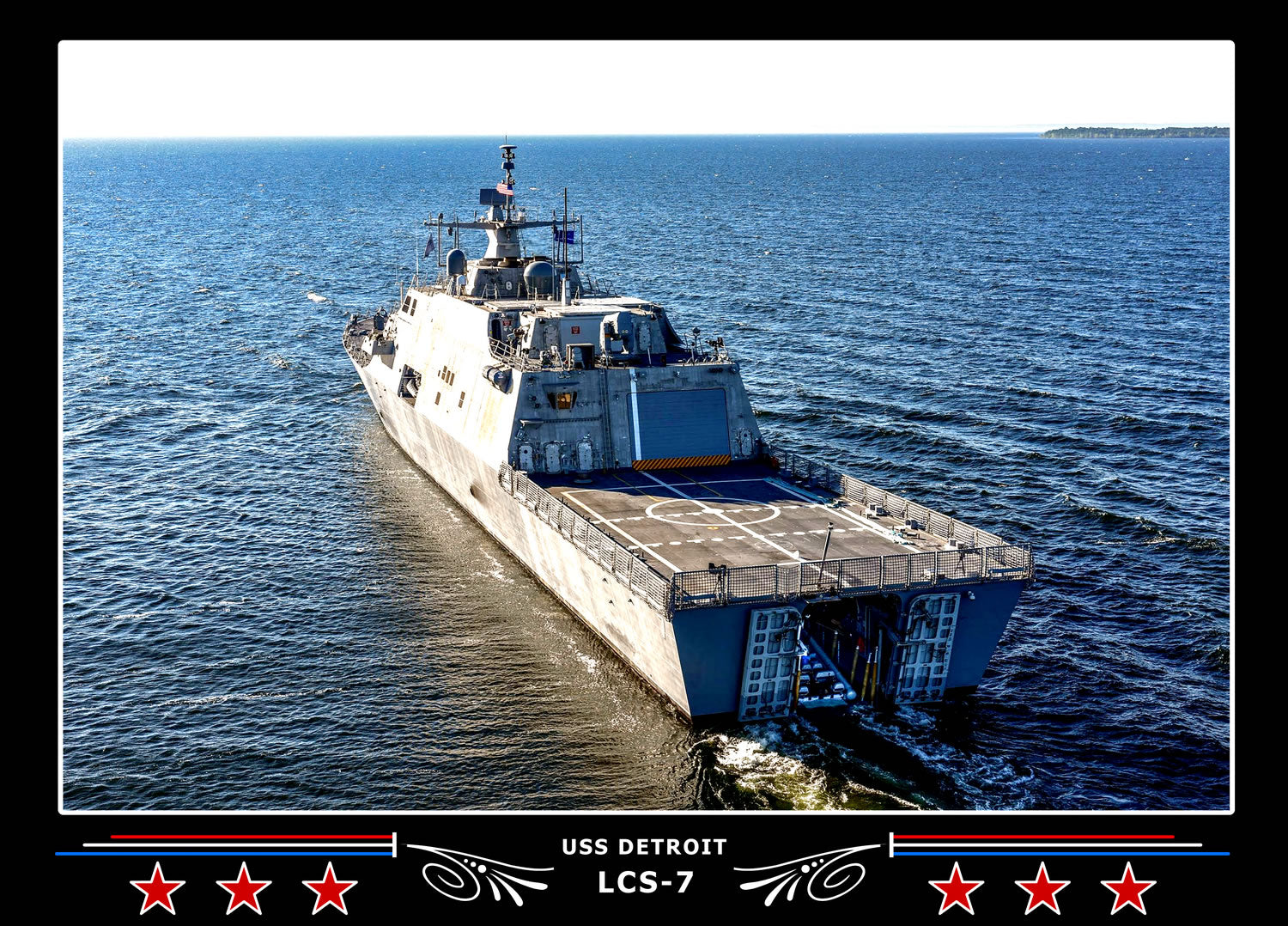 USS Detroit LCS7 Canvas Photo Print