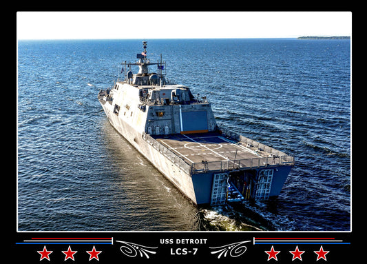 USS Detroit LCS7 Canvas Photo Print