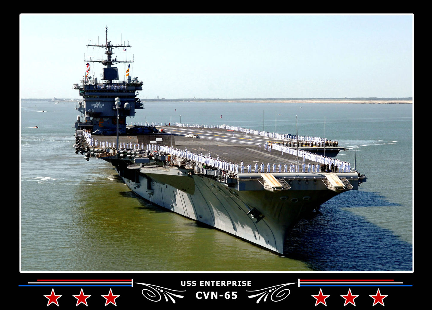 USS Enterprise CVN-65 Canvas Photo Print
