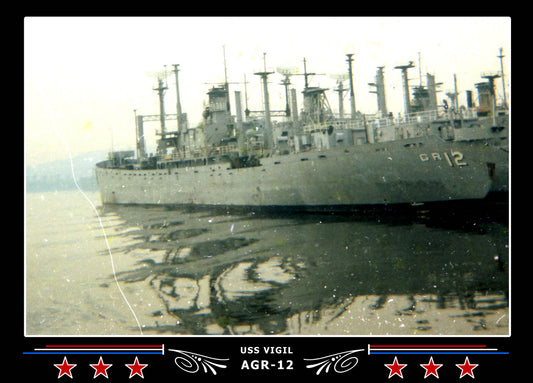 USS Vigil AGR-12 Canvas Photo Print
