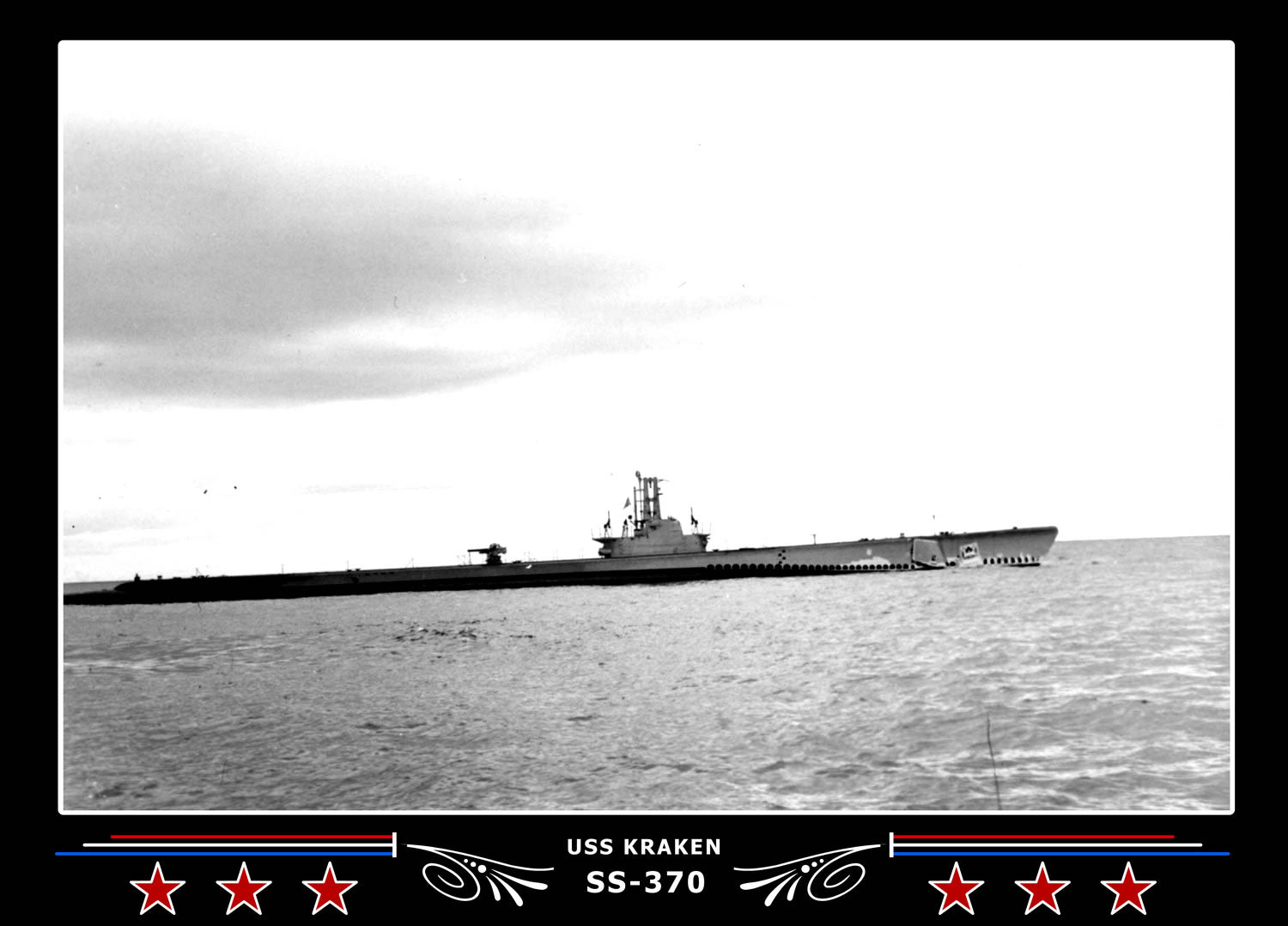 USS Kraken SS-370 Canvas Photo Print