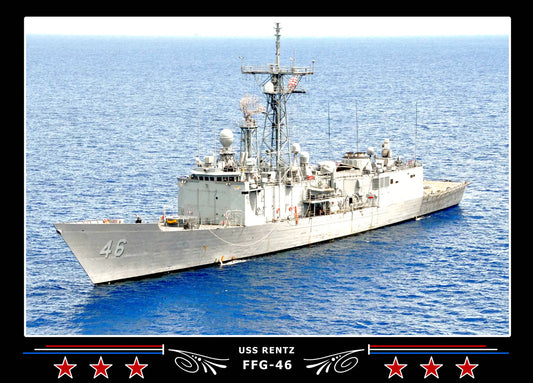 USS Rentz FFG-46 Canvas Photo Print