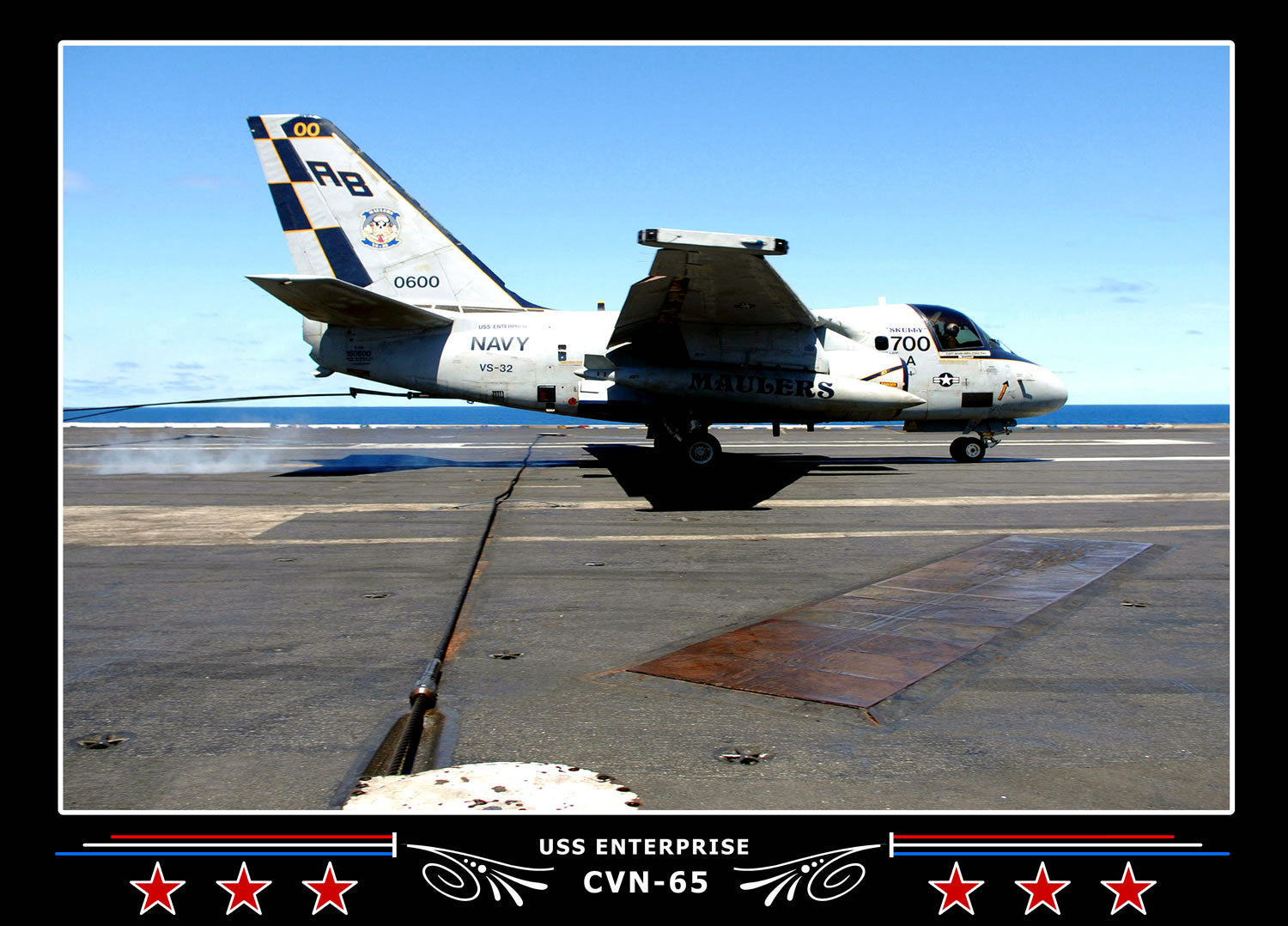 USS Enterprise CVN-65 Canvas Photo Print