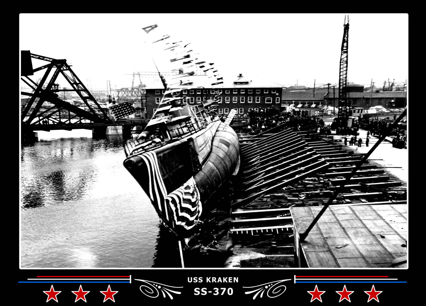 USS Kraken SS-370 Canvas Photo Print