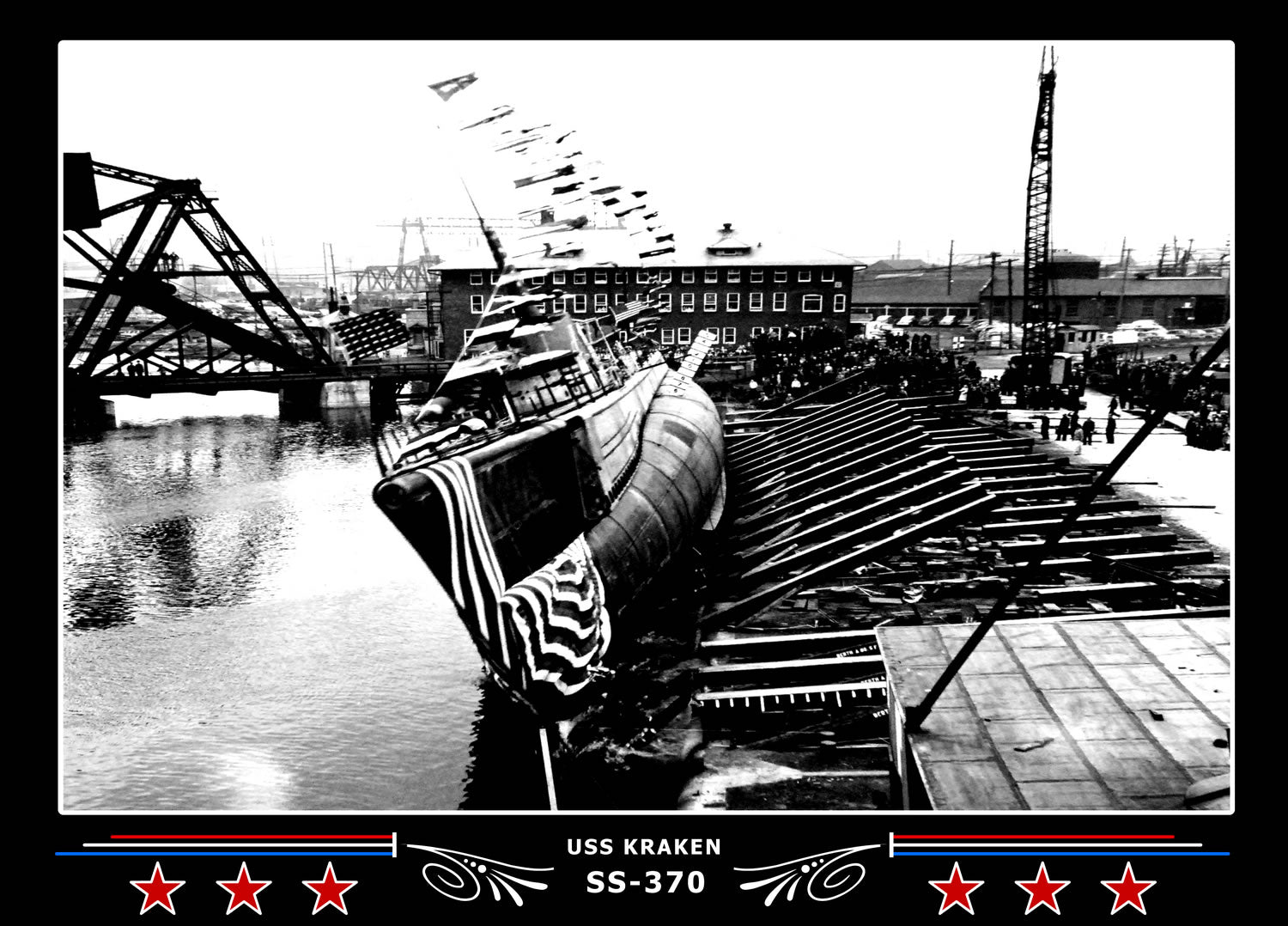 USS Kraken SS-370 Canvas Photo Print