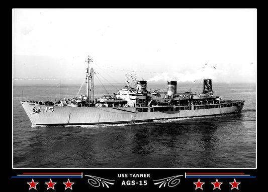 USS Tanner AGS-15 Canvas Photo Print