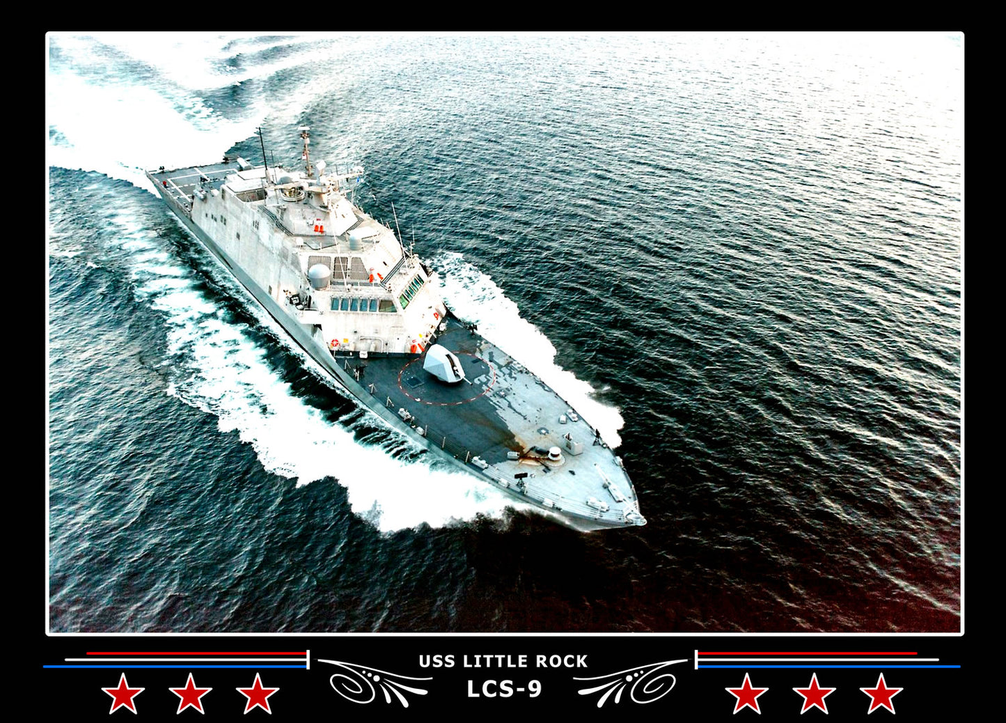USS Little Rock LCS9 Canvas Photo Print