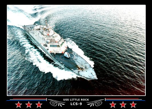USS Little Rock LCS9 Canvas Photo Print