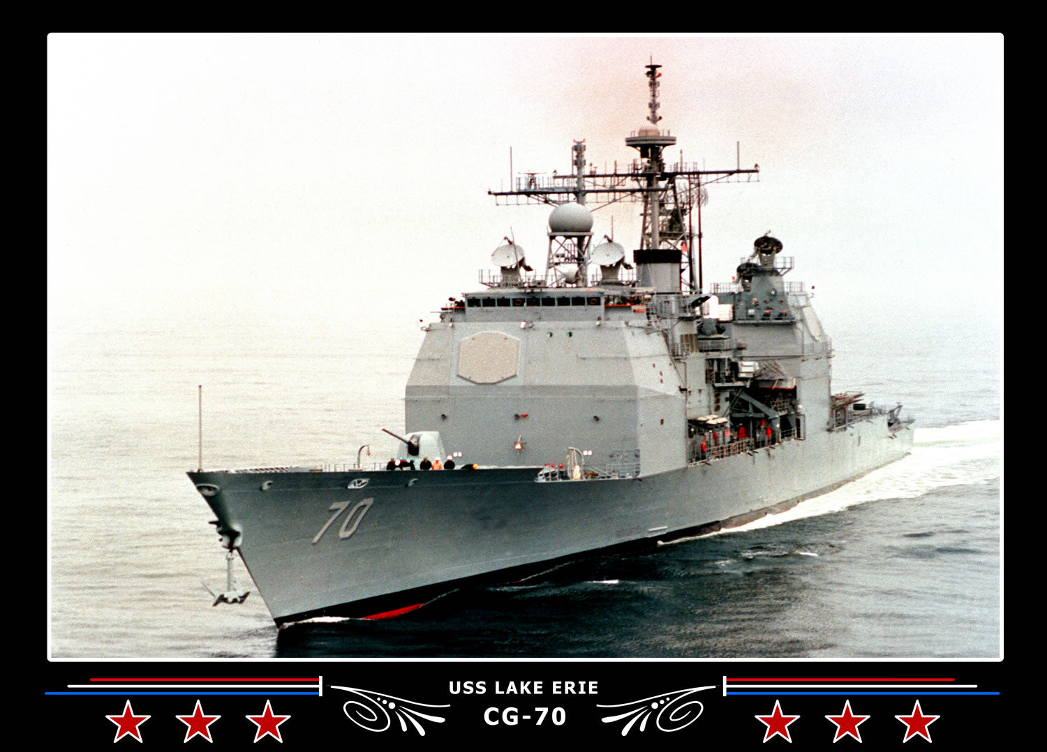 USS Lake Erie CG-70 Canvas Photo Print
