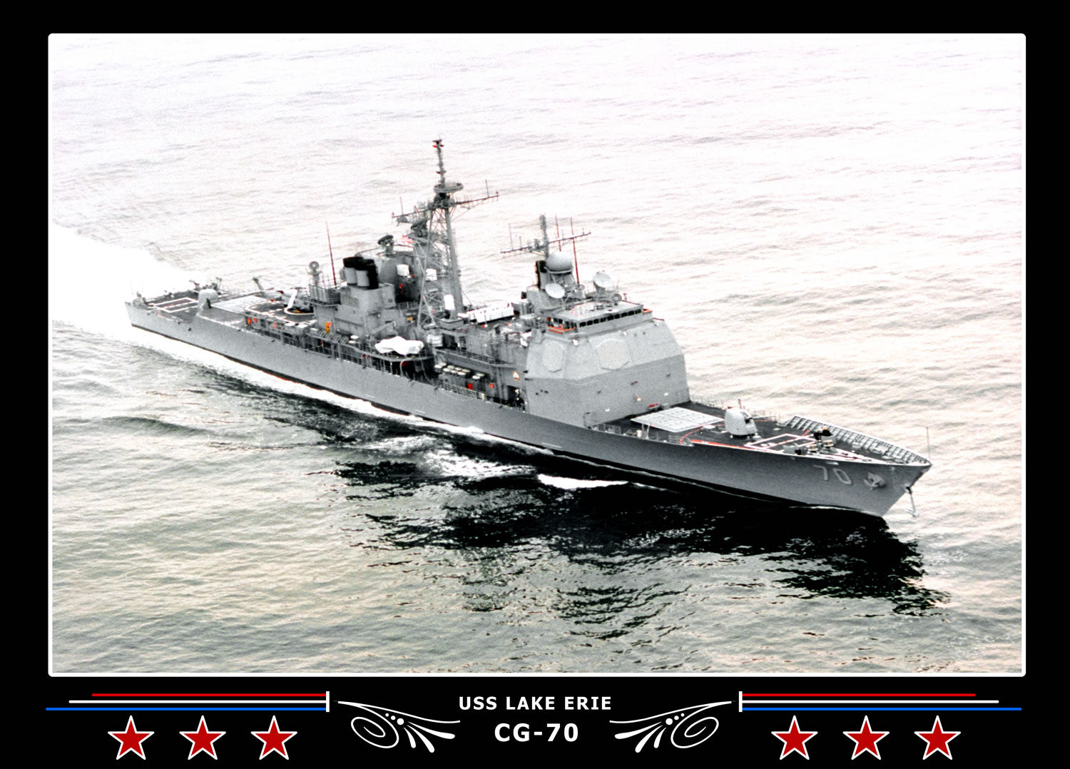 USS Lake Erie CG-70 Canvas Photo Print