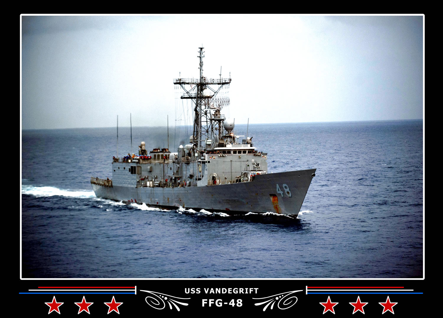 USS Vandegrift FFG-48 Canvas Photo Print