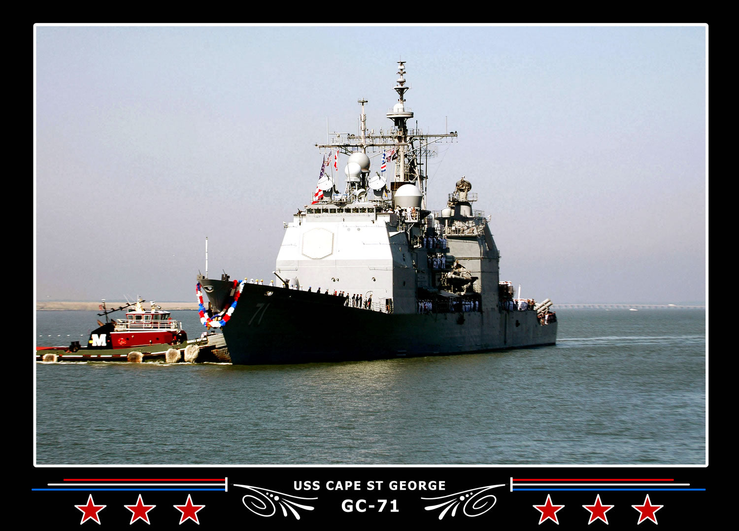 USS Cape St George GC-71 Canvas Photo Print