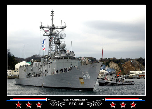 USS Vandegrift FFG-48 Canvas Photo Print