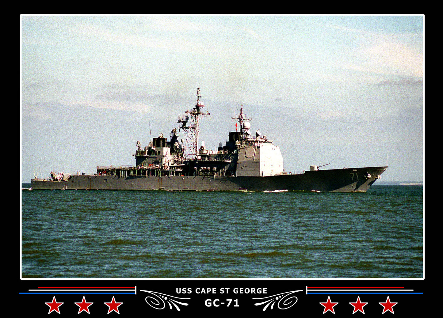 USS Cape St George GC-71 Canvas Photo Print