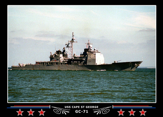 USS Cape St George GC-71 Canvas Photo Print