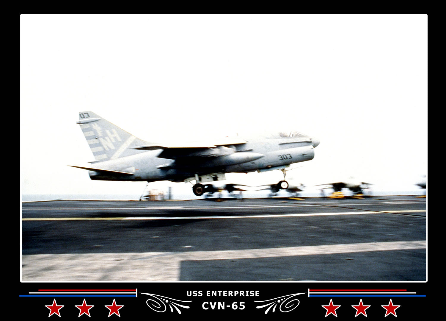 USS Enterprise CVN-65 Canvas Photo Print