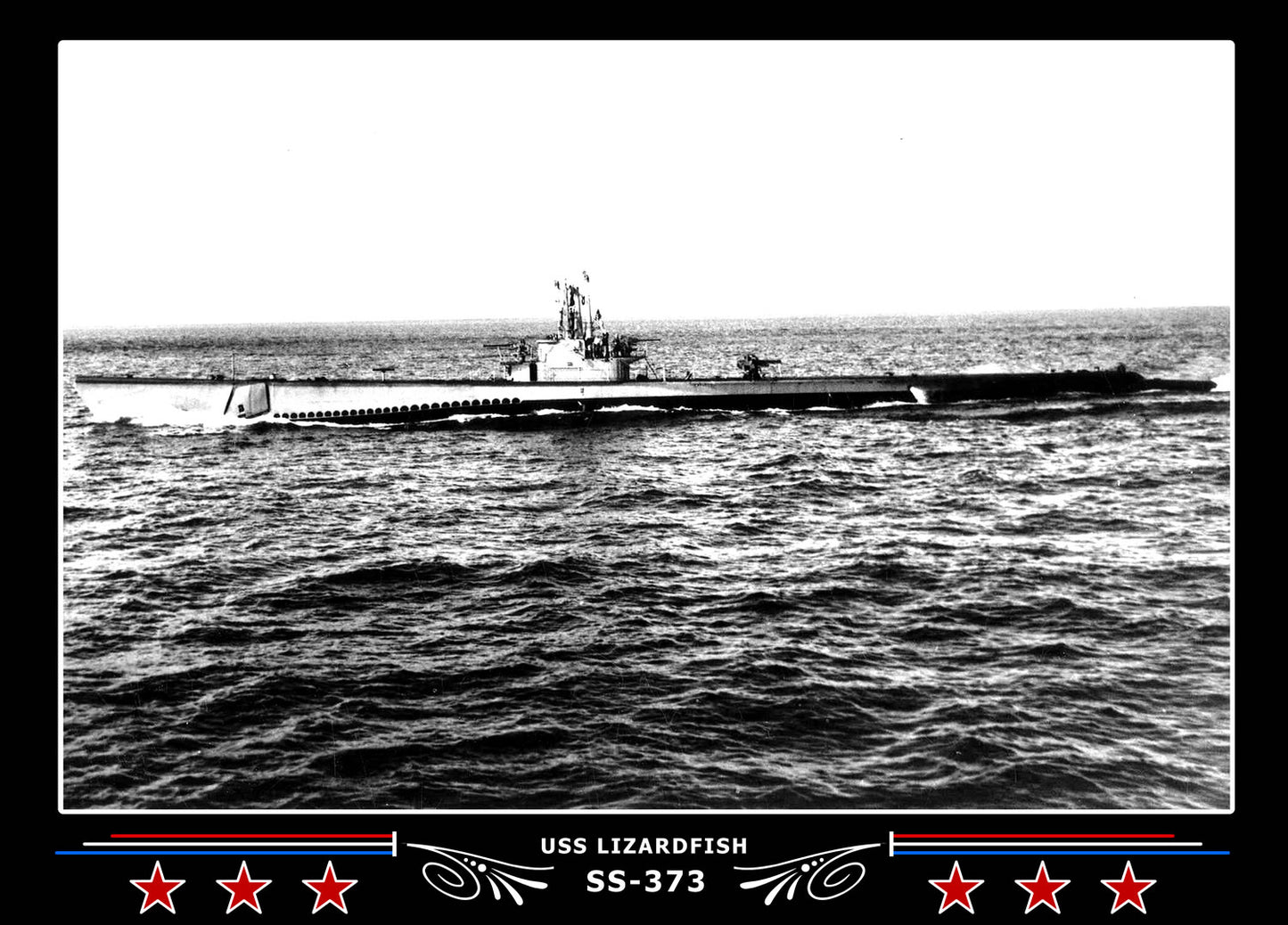 USS Lizardfish SS-373 Canvas Photo Print