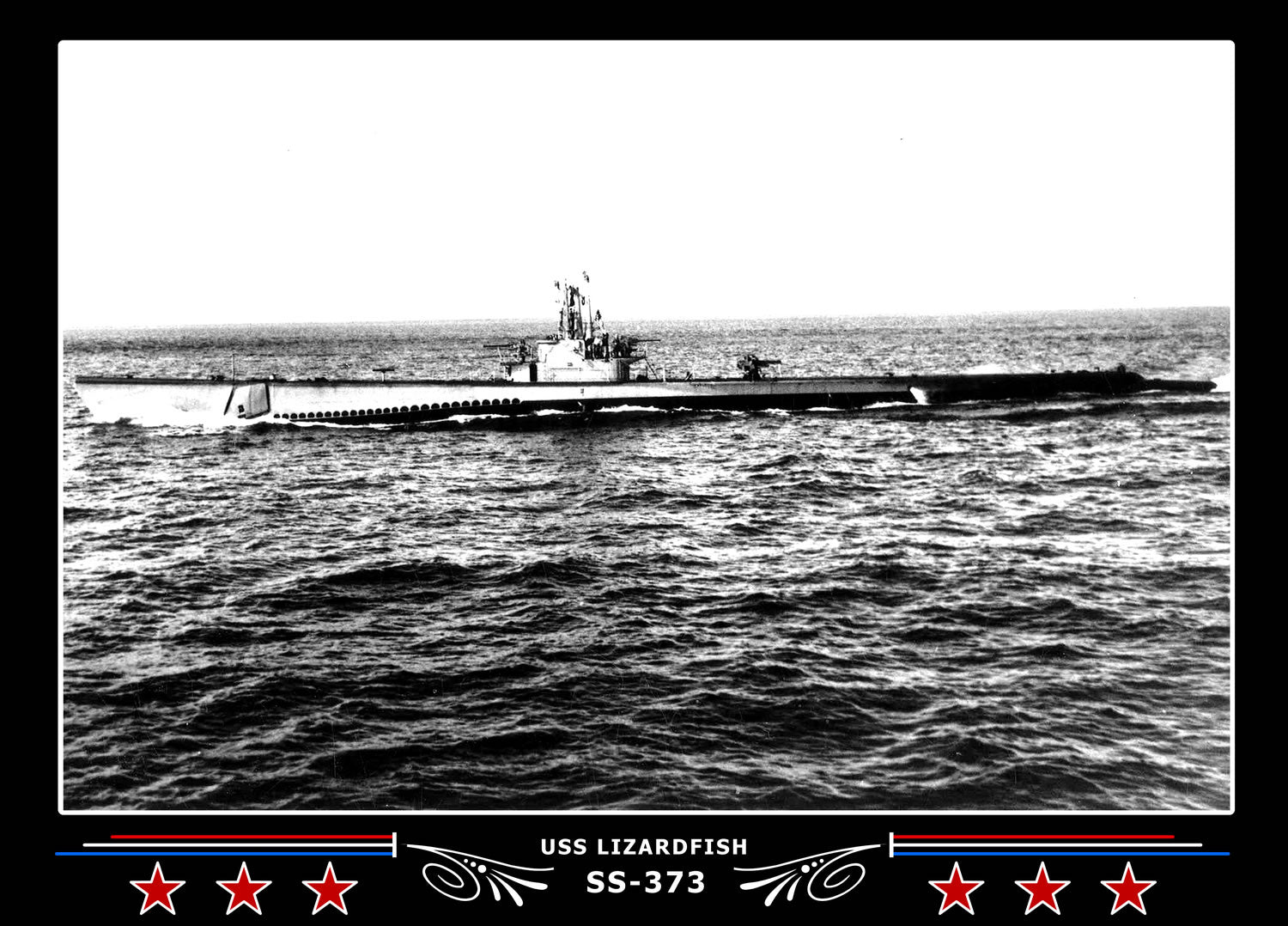 USS Lizardfish SS-373 Canvas Photo Print