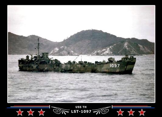 USS Th LST-1097 Canvas Photo Print