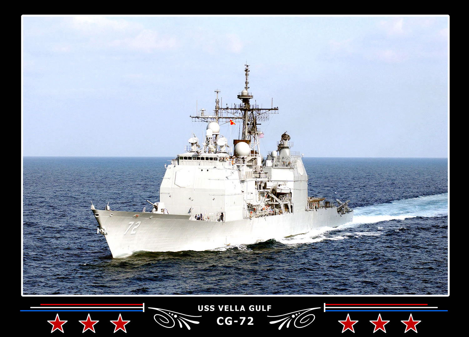 USS Vella Gulf CG-72 Canvas Photo Print