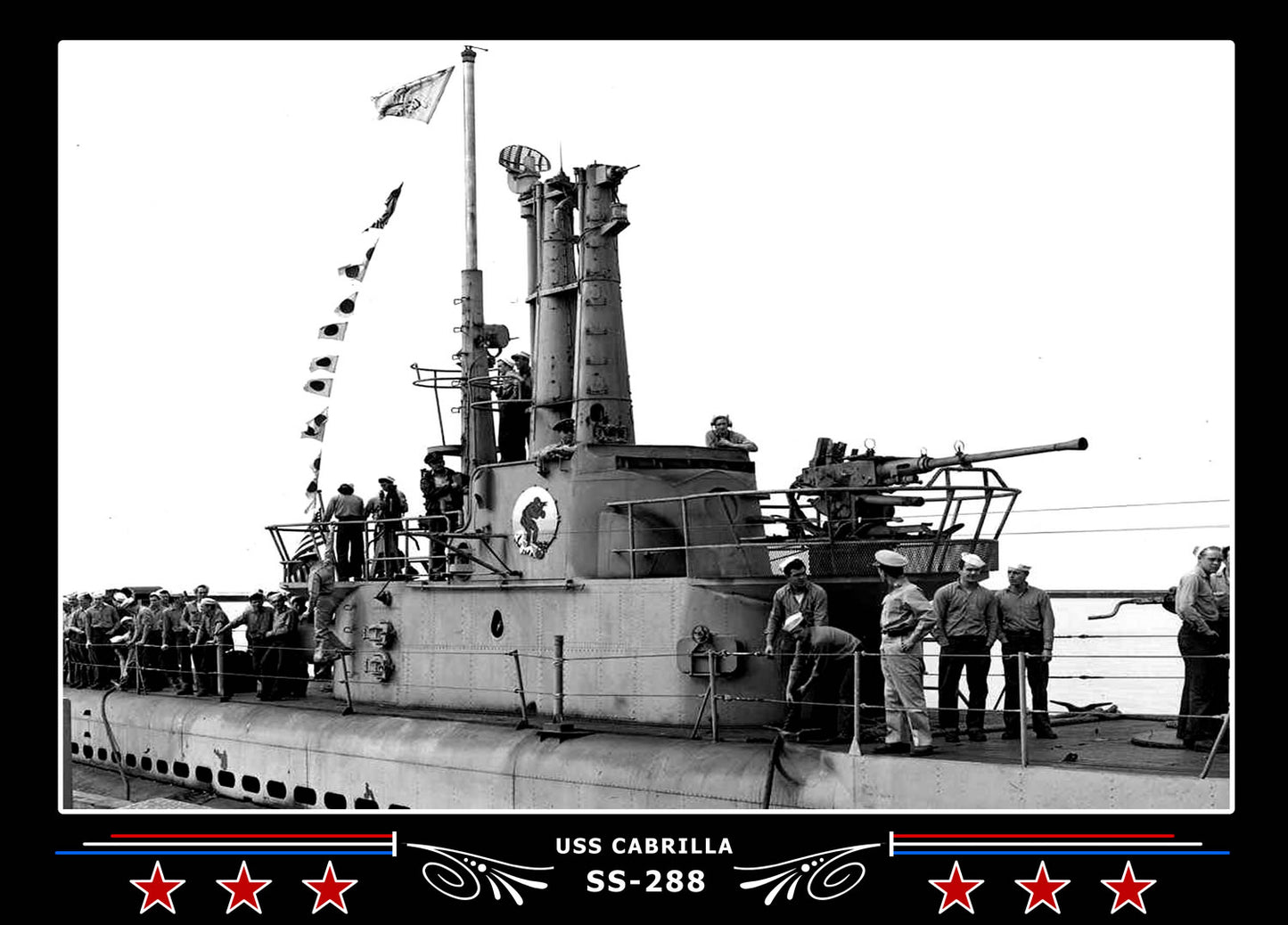 USS Cabrilla SS-288 Canvas Photo Print