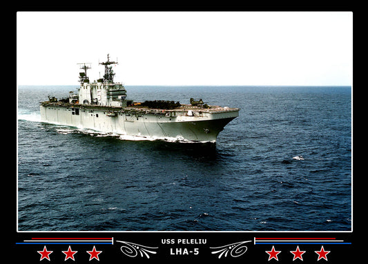 USS Peleliu LHA5 Canvas Photo Print