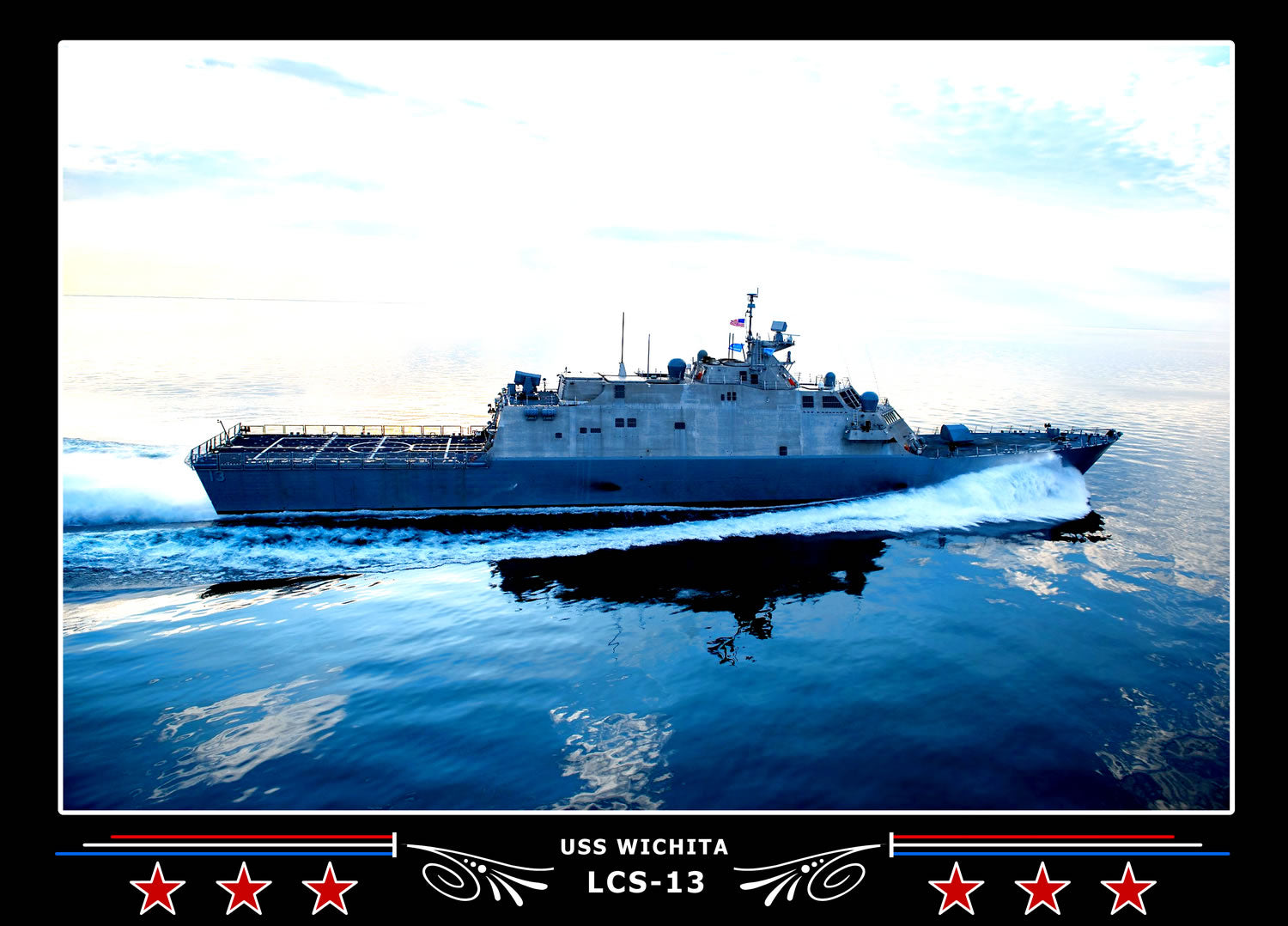 USS Wichita LCS13 Canvas Photo Print