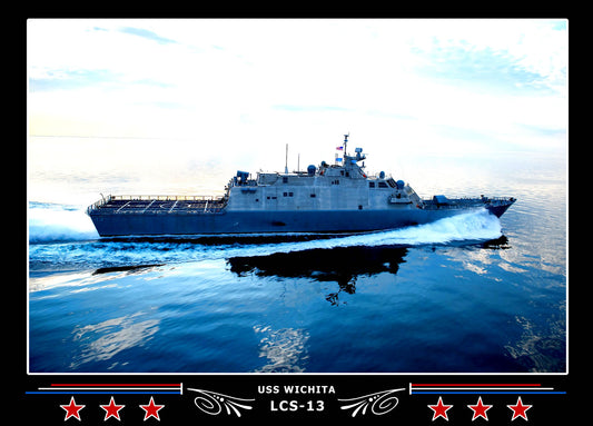 USS Wichita LCS13 Canvas Photo Print