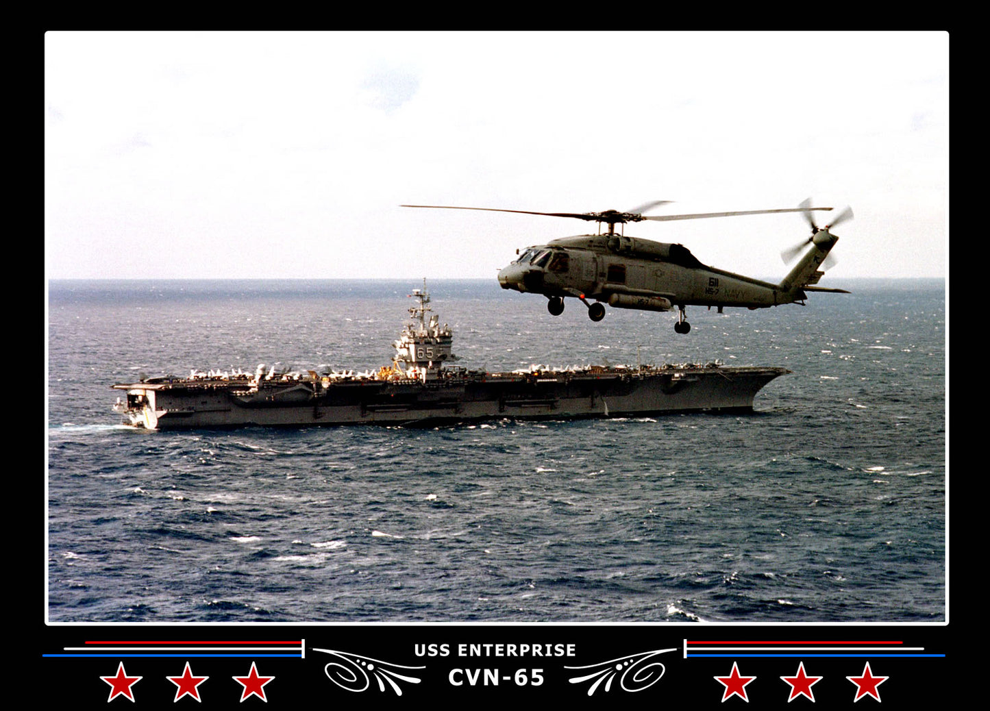 USS Enterprise CVN-65 Canvas Photo Print