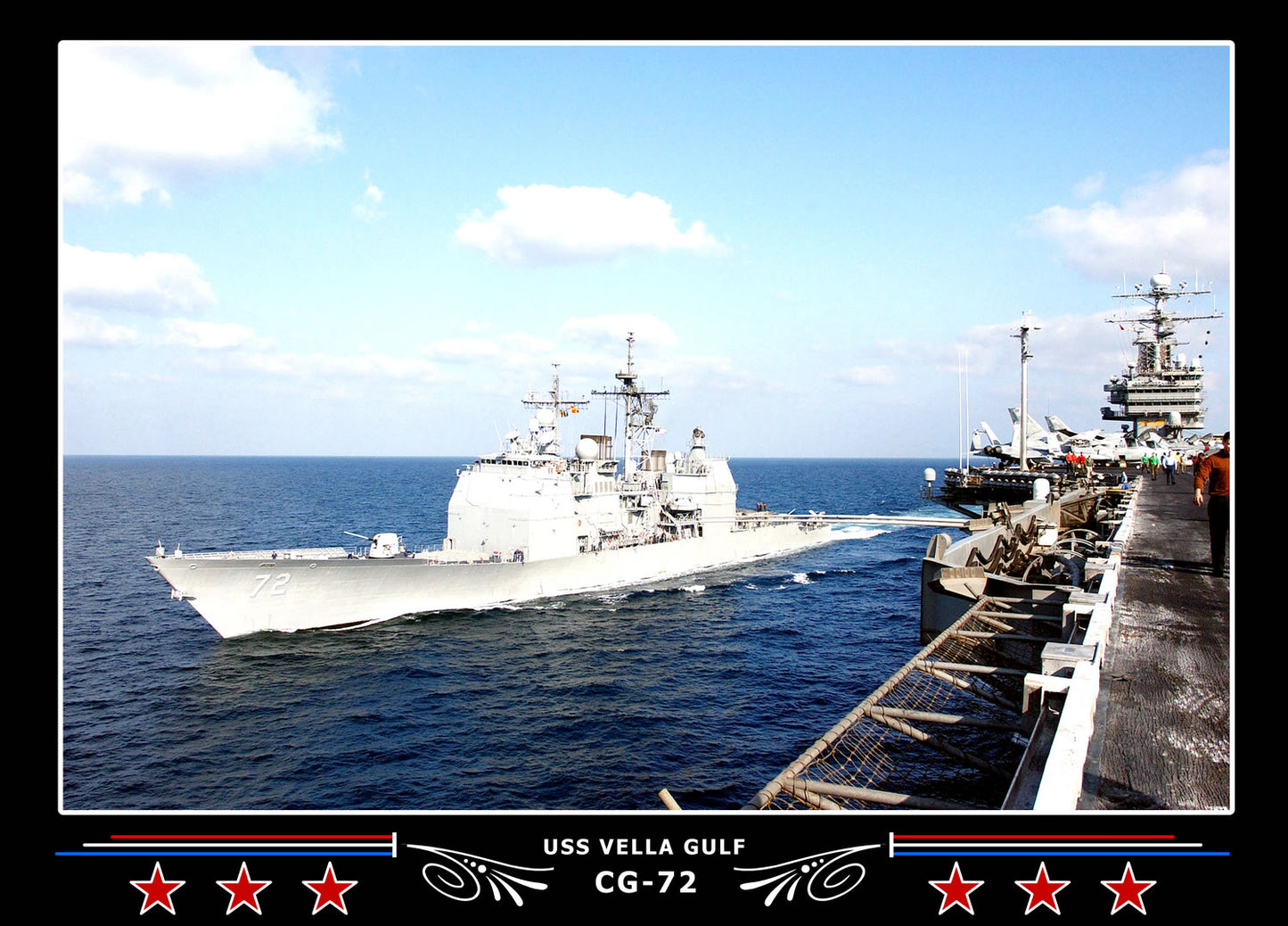 USS Vella Gulf CG-72 Canvas Photo Print