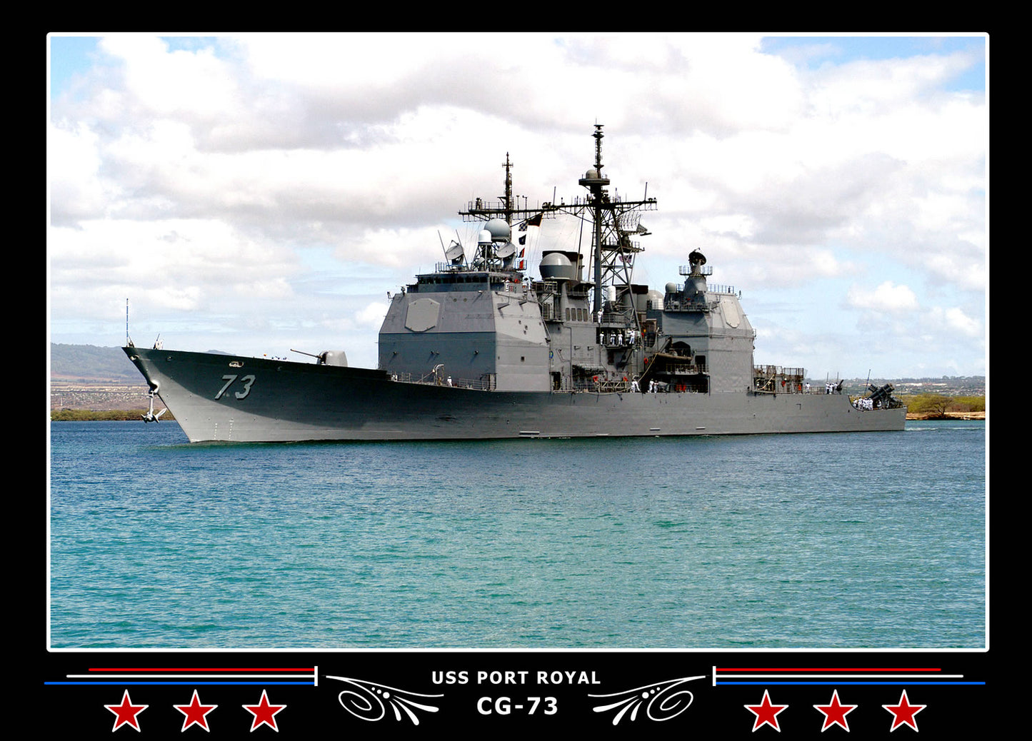 USS Port Royal CG-73 Canvas Photo Print